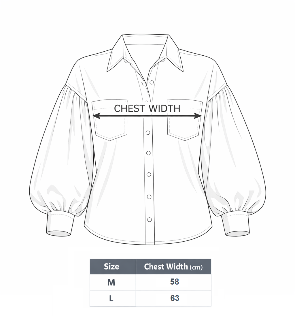 Puff-Sleeve blouse