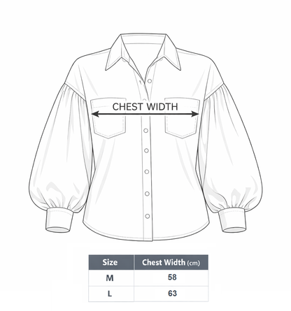 Puff-Sleeve blouse