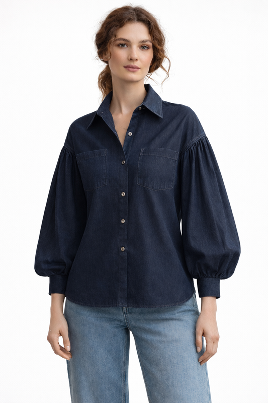 Puff-Sleeve blouse